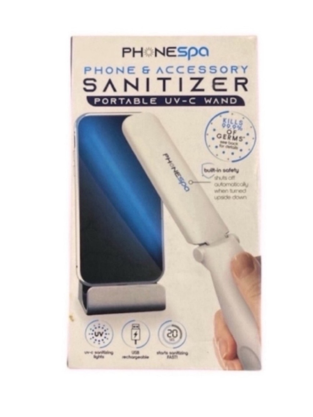 Accessory and Phone Sanitizer Wand